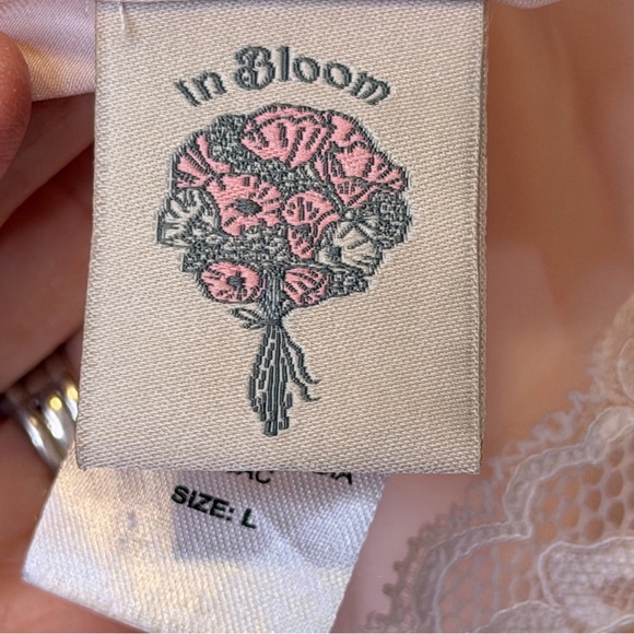 In Bloom | Soft Pink Silky Satin Lace Coquette Pajama Cami Tank Top Camisole - Picture 11 of 13